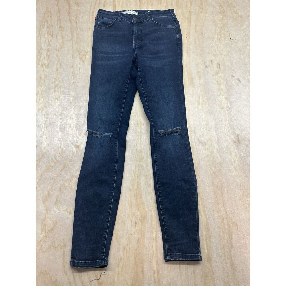 Pilcro and the letterpress High Rise Denim‎ Legging Womens 26 2 Blue Jeans